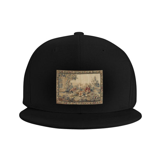 Aubusson Antique French Tapestry Print Snapback Cap