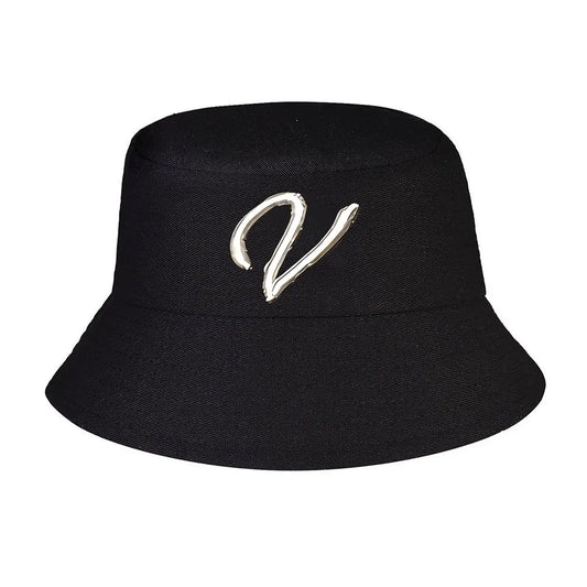 V Shape Graphic Winter Fisherman Bucket Hat