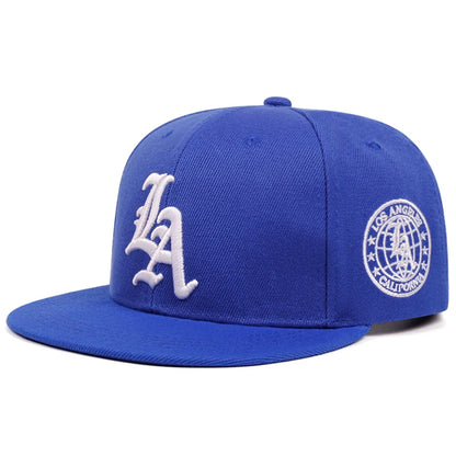 LA Earth Embroidered Snapback Cap