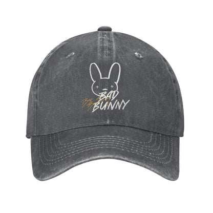 Bad Bunny Puerto Rican Flag Casual Snapback Baseball Cap