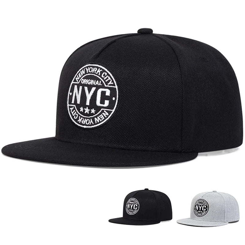 New York City Embroidery Hip Hop Snapback Cap