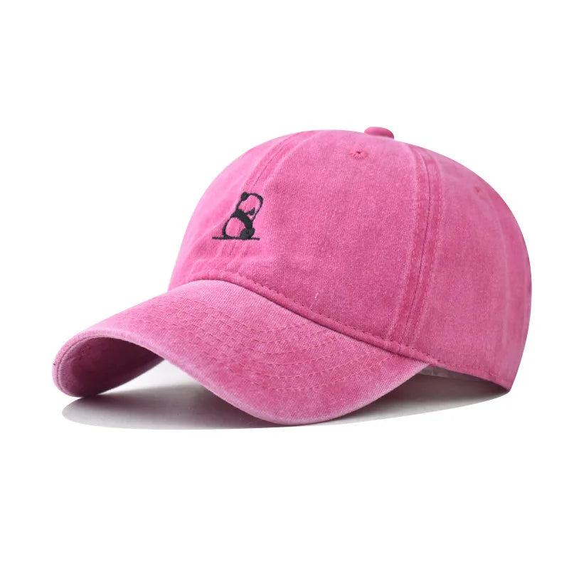 Cute Panda Embroidered Dad Baseball Cap