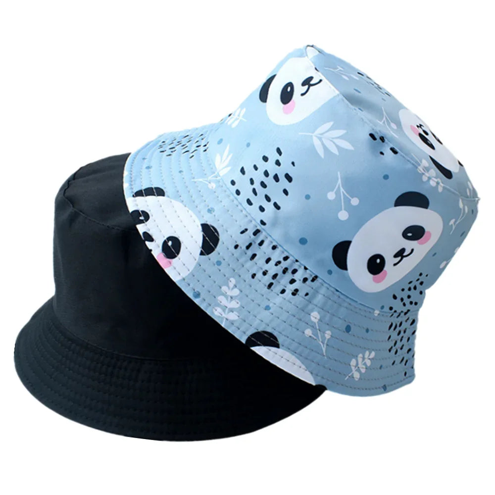 Unisex Double Sided Panda Bucket Hat