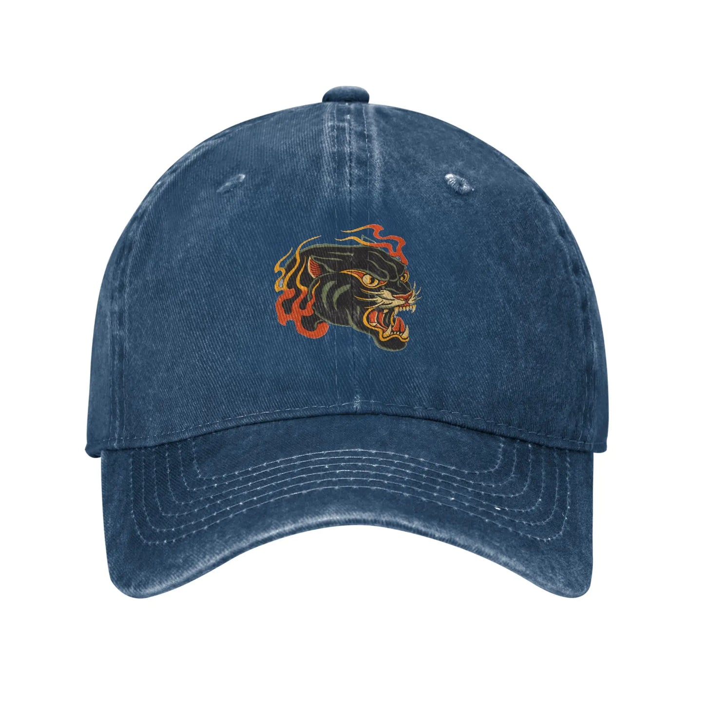 Black Panther Washed Trucker Baseball Cap