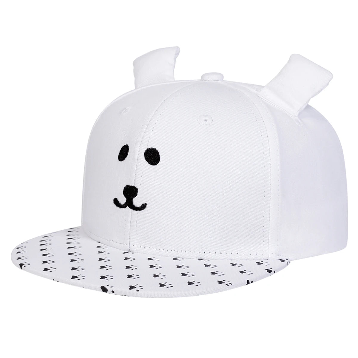Little Bear Embroidery Outdoor Snapback Cap