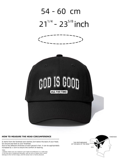 God Is Good Print Baseball Cap