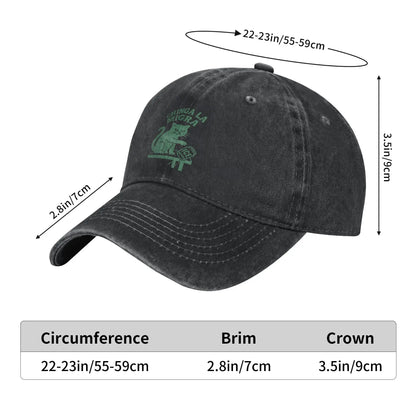 Vintage Distressed Chinga-La-Migra Cat Baseball Cap