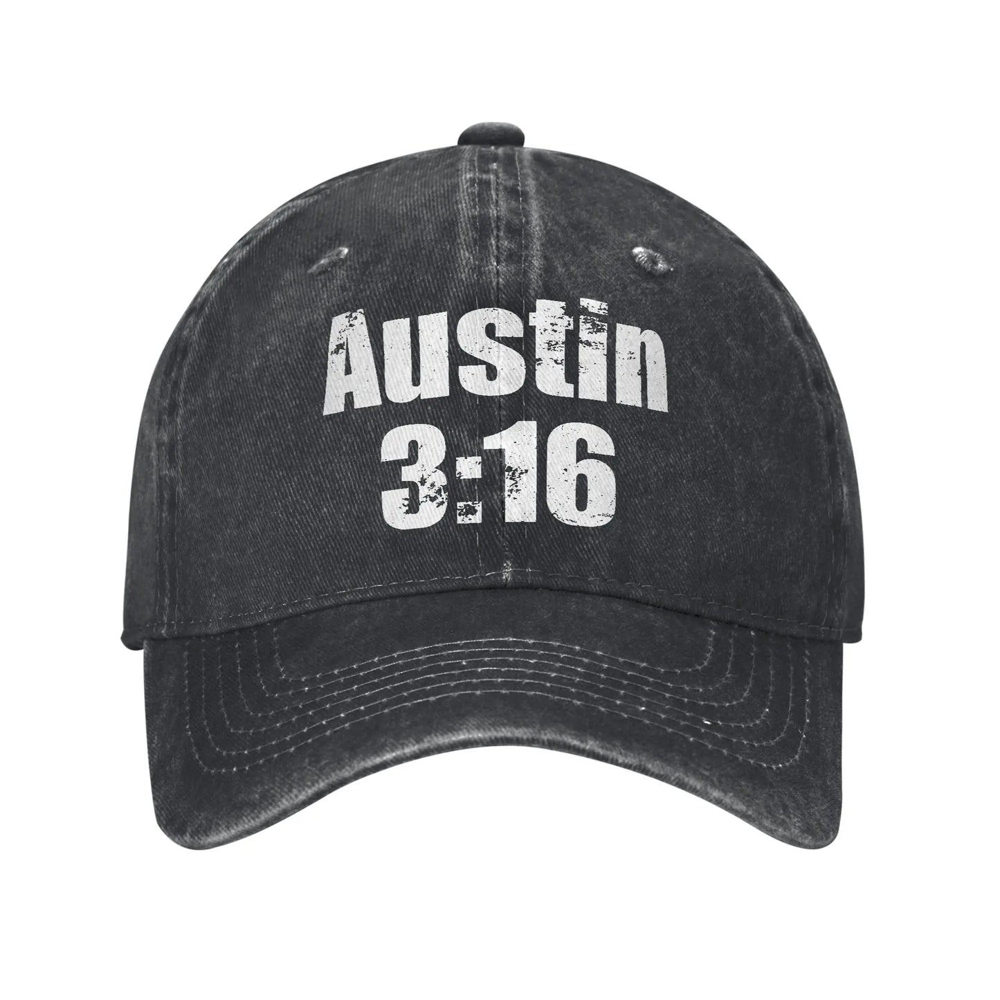 Stone Cold Steve Austin Wrestling Print Baseball Cap