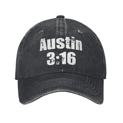 Stone Cold Steve Austin Wrestling Print Baseball Cap