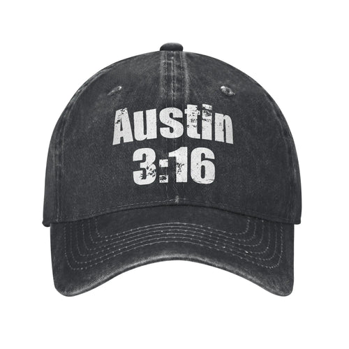 Stone Cold Steve Austin Wrestling Print Baseball Cap