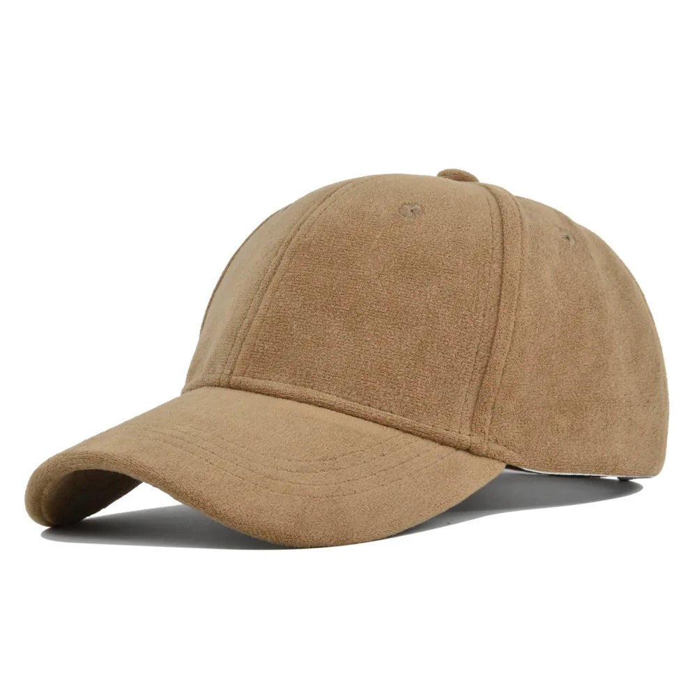 Fashion False Suede Baseball Caps