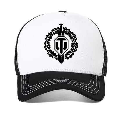 World Of Tanks Print Mesh Breathable Baseball Cap
