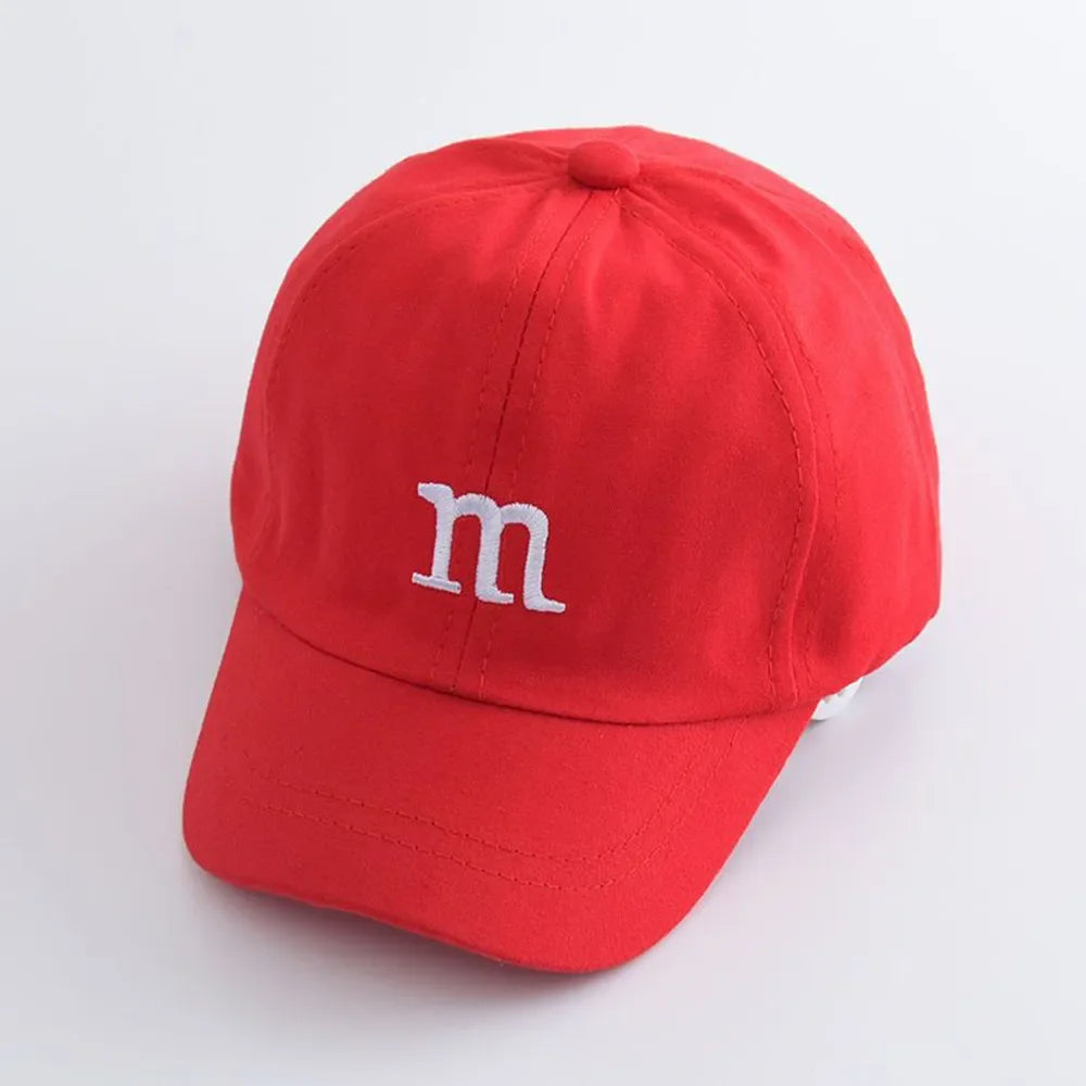 Children’s Letter Print Thin Visor Baseball Cap