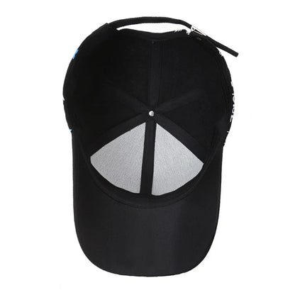 Finger Embroidery Hip Hop Trucker Baseball Cap