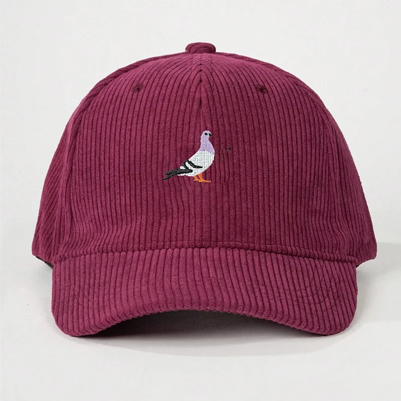 All-Season Pigeon Embroidered Baseball Cap