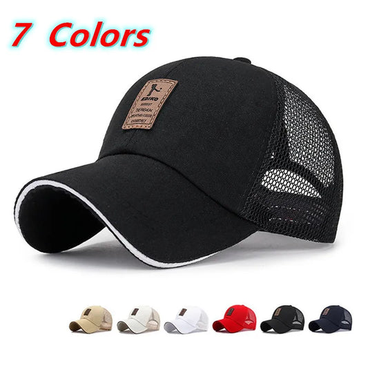 Women Men Summer Breathable Net Mesh Golf Baseball Cap