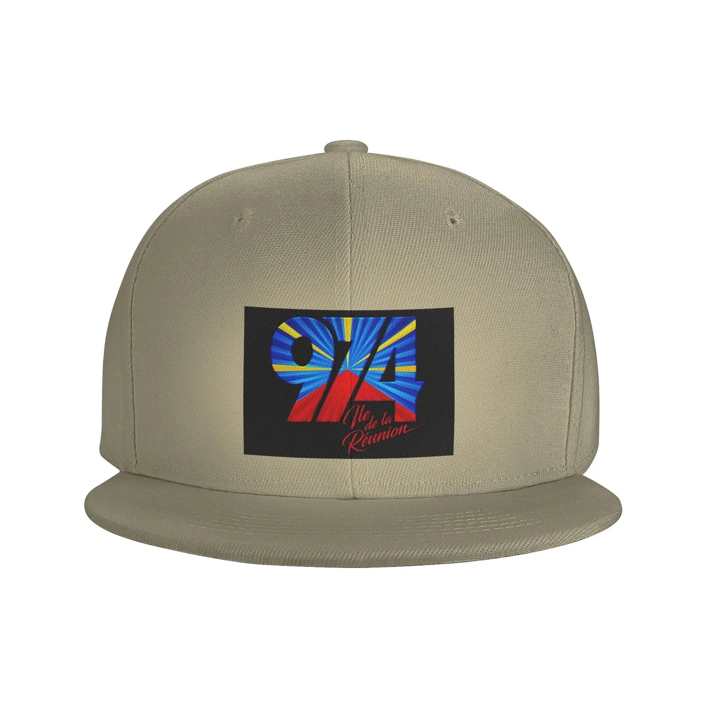 Reunion Island 974 Flag National Pride Snapback Cap