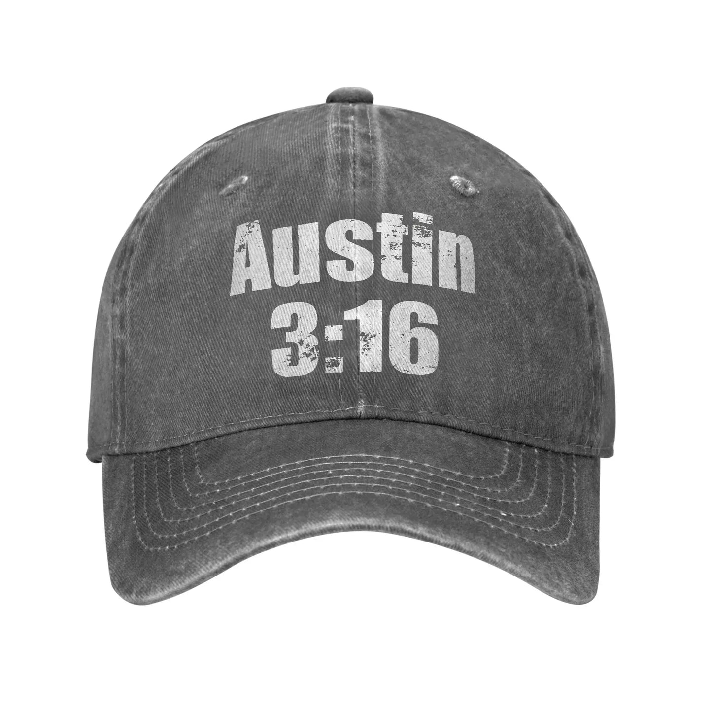 Stone Cold Steve Austin Wrestling Print Baseball Cap