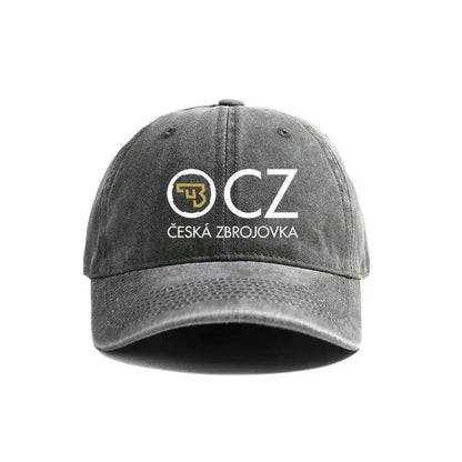 Ceska Zbrojovka Vintage Distressed CZ Firearms Baseball Cap