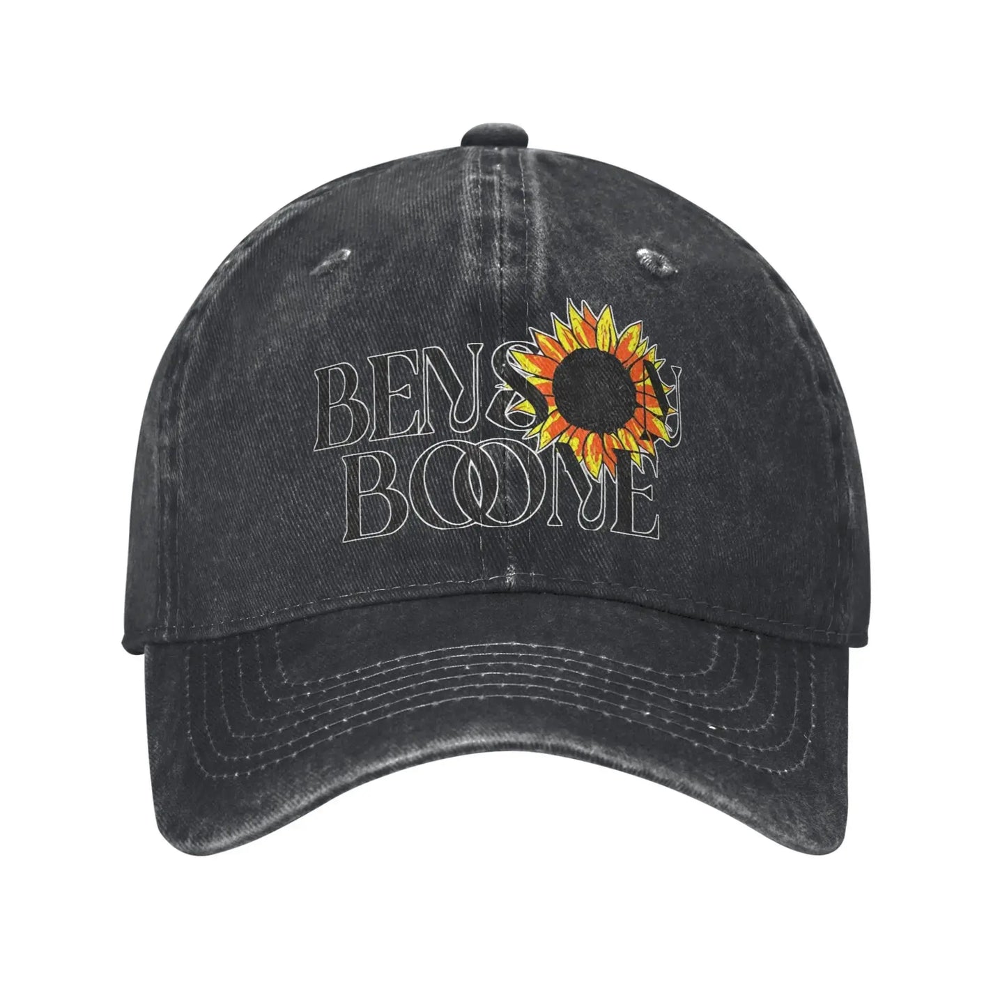 Benson Boone Vintage Distressed Denim Baseball Cap