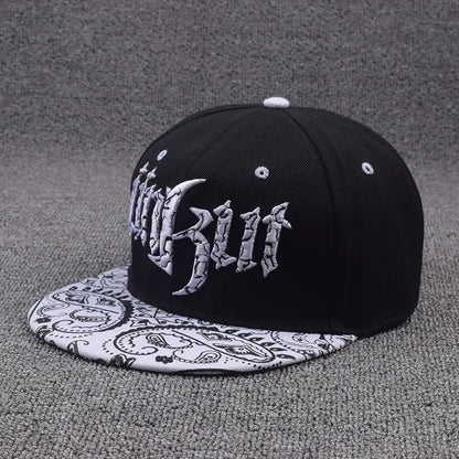 Letter Embroidery Hip Hop Snapback Baseball Cap