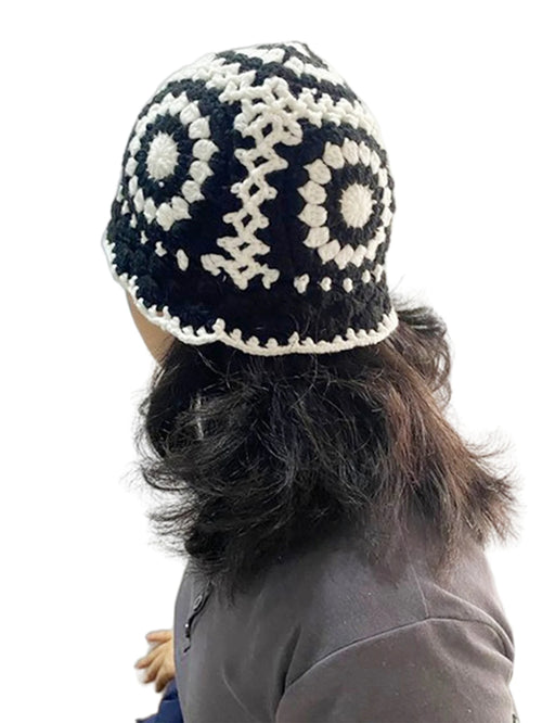 Handmade Crochet Hollow Korean Fashion Bucket Hat