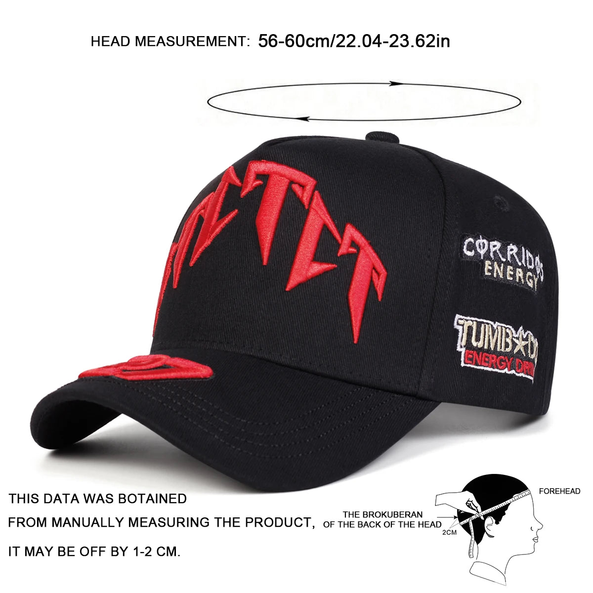 Unisex CTCTC Letter Embroidery Casual Outdoor Baseball Cap