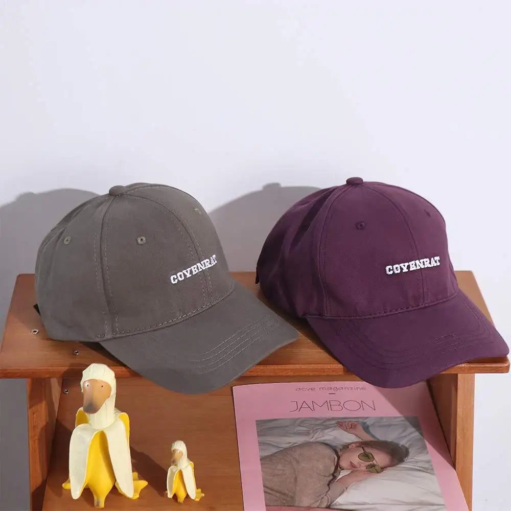 Oversize Vintage Cotton Baseball Cap