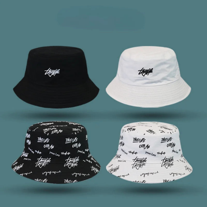 Unisex Reversible Big Head Bucket Hat
