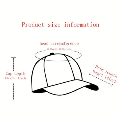 Premium Flat Brim Baseball Cap Unisex Streetwear
