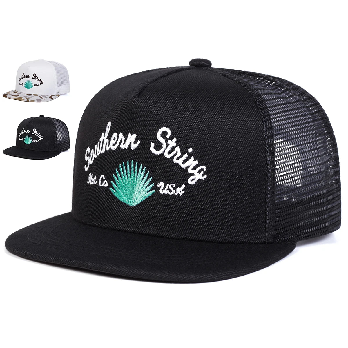 Unisex SOUTHERN STRING Embroidery Hip-hop Net Hats