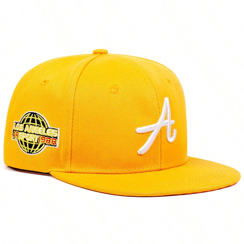 Unisex Gothic Letter Embroidery Hip-hop Hats