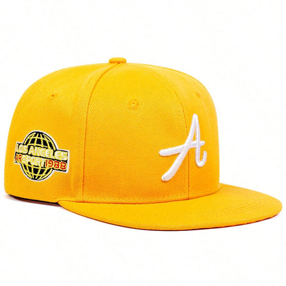Unisex Gothic Letter Embroidery Hip-hop Hats