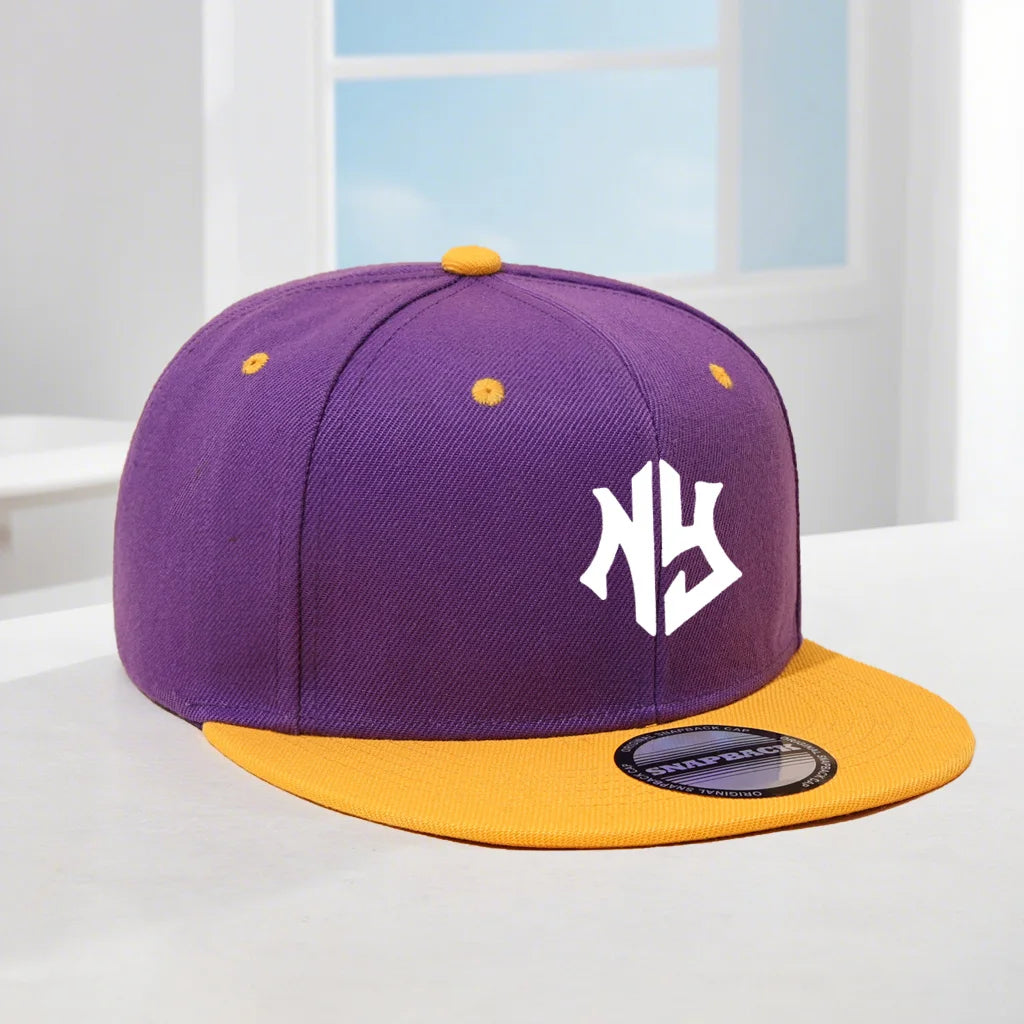 Unisex Color Block Snapback Baseball Cap