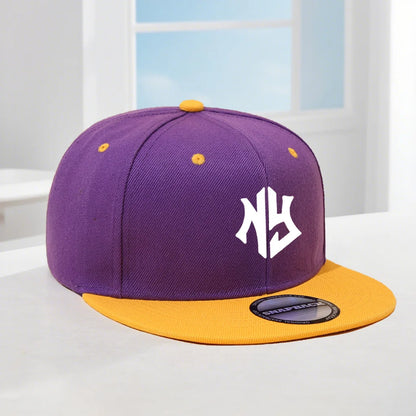 Unisex Color Block Snapback Baseball Cap
