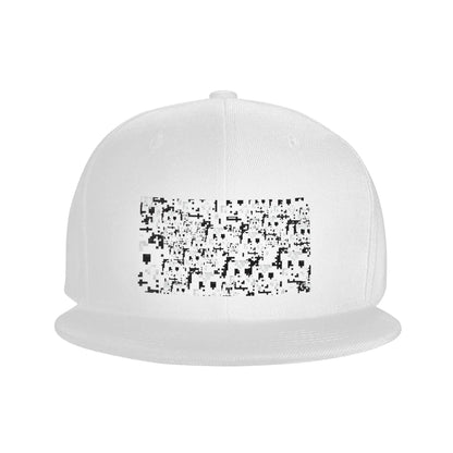 Anti Surveillance Abstract Pattern Snapback Cap