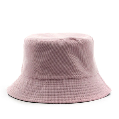 Corduroy Bucket Hat For Women Men New