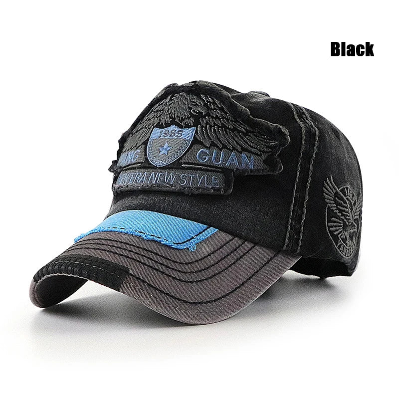 Eagle Embroidered Large Head Baseball Cap