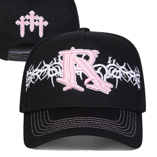 Unisex R Cross Embroidered Casual Outdoor Baseball Cap