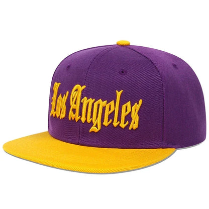 Unisex Los Angeles Embroidery Casual Snapback Cap