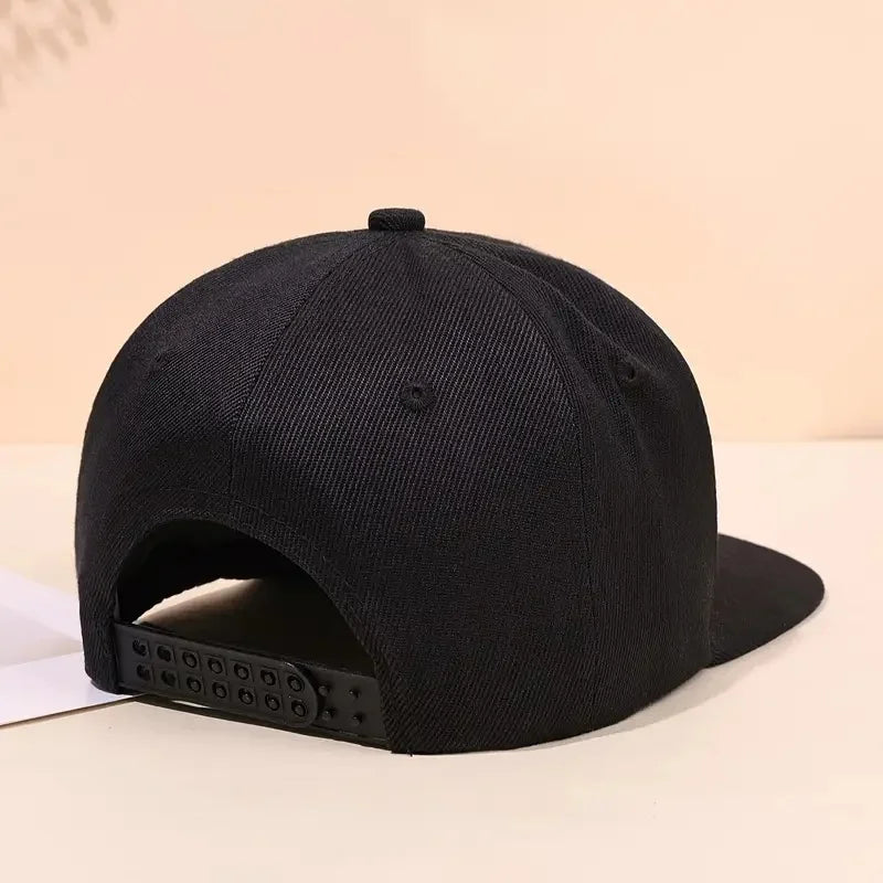 Neutral Letter Print Casual Hip Hop Snapback Cap