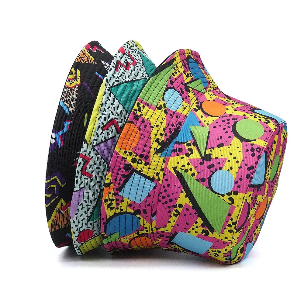 Leopard Print Reversible Summer Bucket Hat