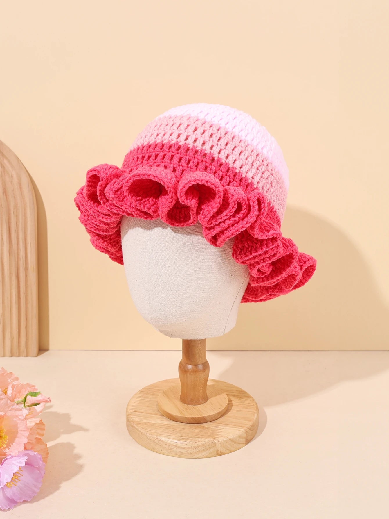 Handmade Crochet Hollow Knitted Bucket Hat