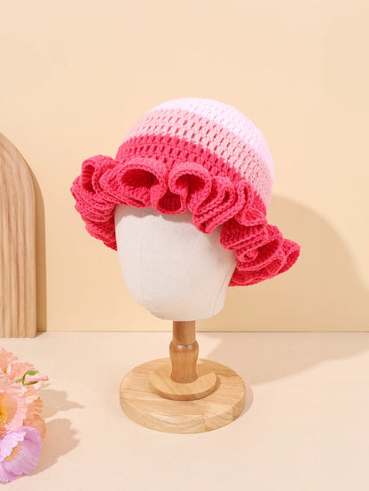 Handmade Crochet Hollow Knitted Bucket Hat