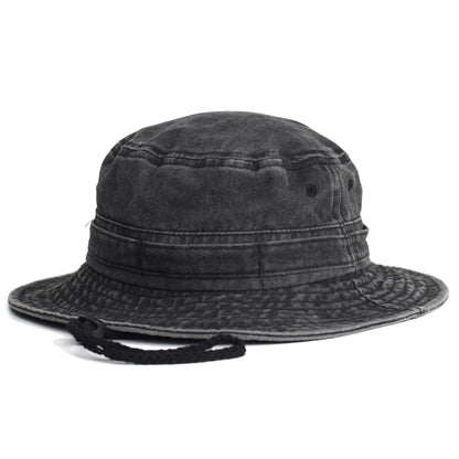 Washed Cotton Outdoor Sun Bucket Hat