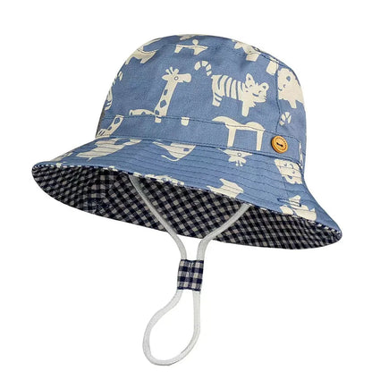 Kids Animal Print Bucket Hat