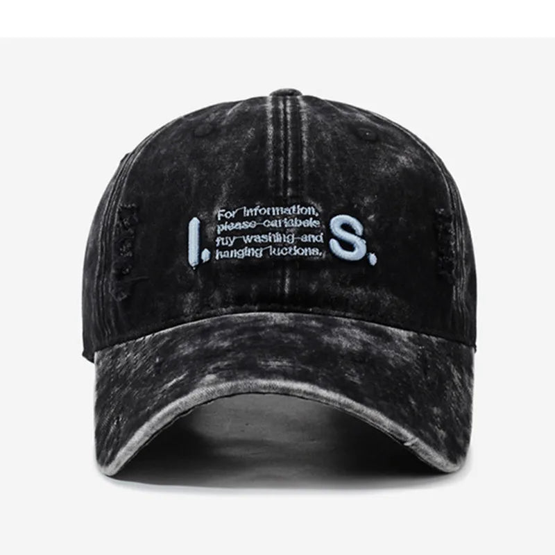 Washable Cotton Retro Vintage Fashion Personality Unisex Snapback Cap