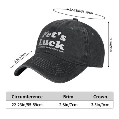 Fets Luck You Read That Wrong Washed Baseball Cap