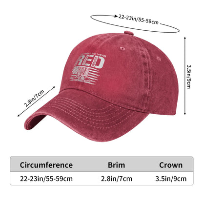 Friday Red Military Support Flag Baseball Cap
