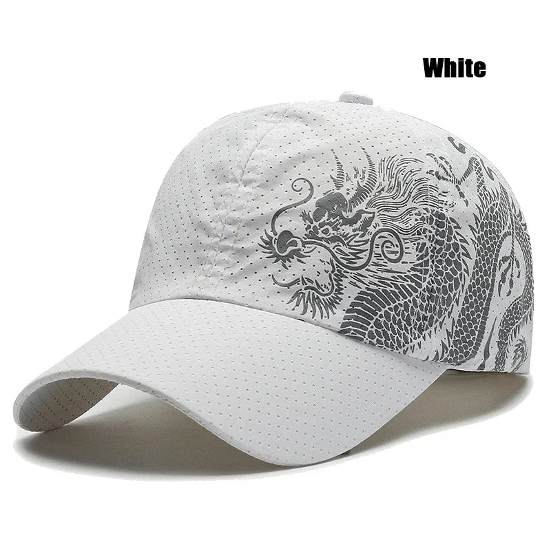 Chinese Dragon Quick Dry Breathable Baseball Cap